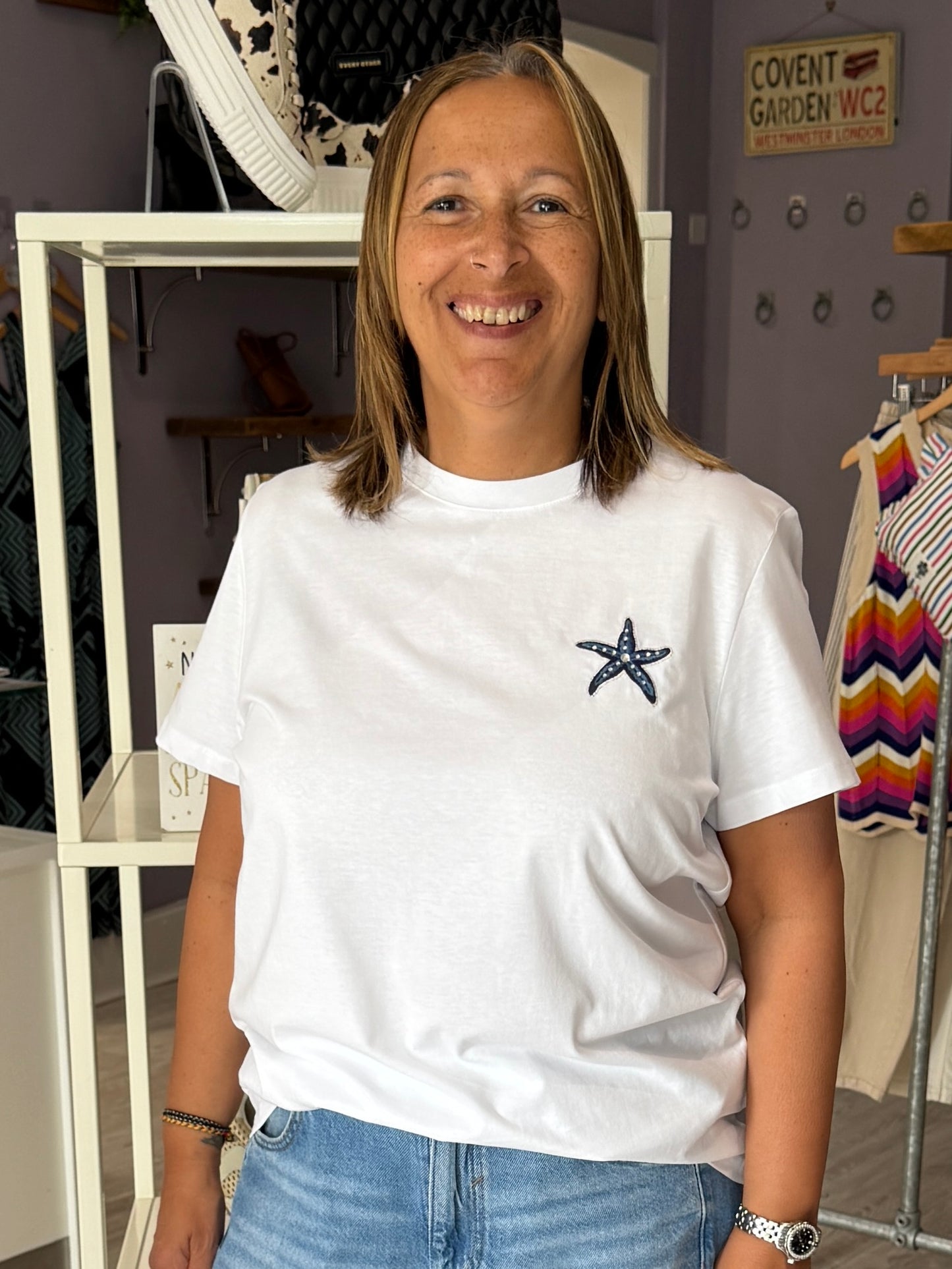 Saint Tropez Raea T-Shirt - Bright White