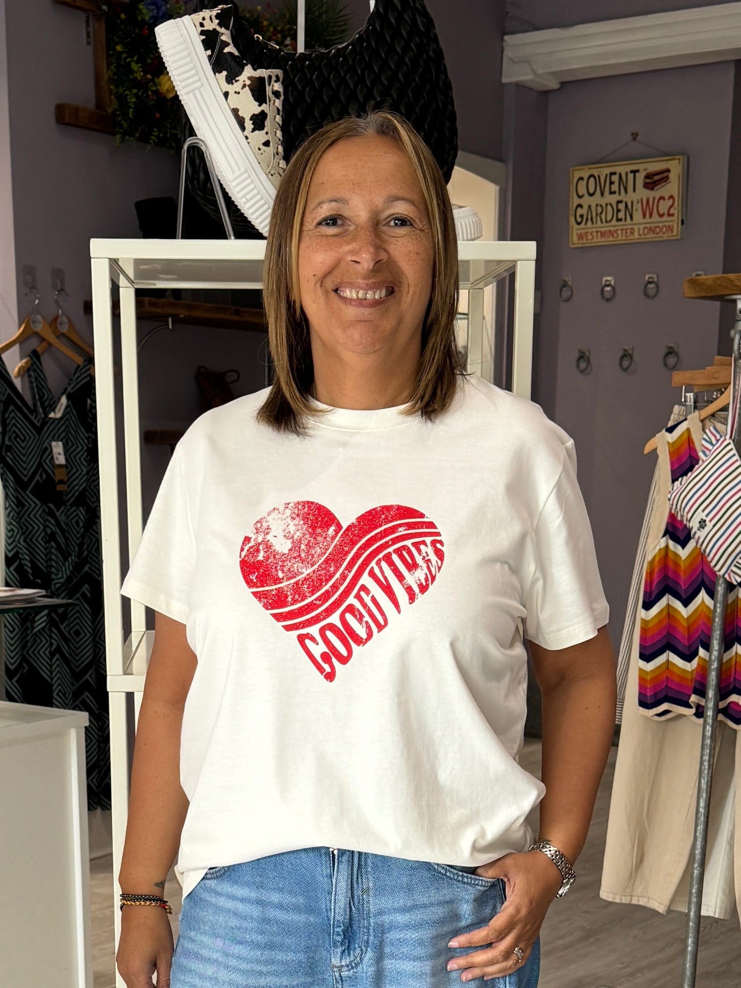 Saint Tropez Kuvi T-Shirt - Poppy Red