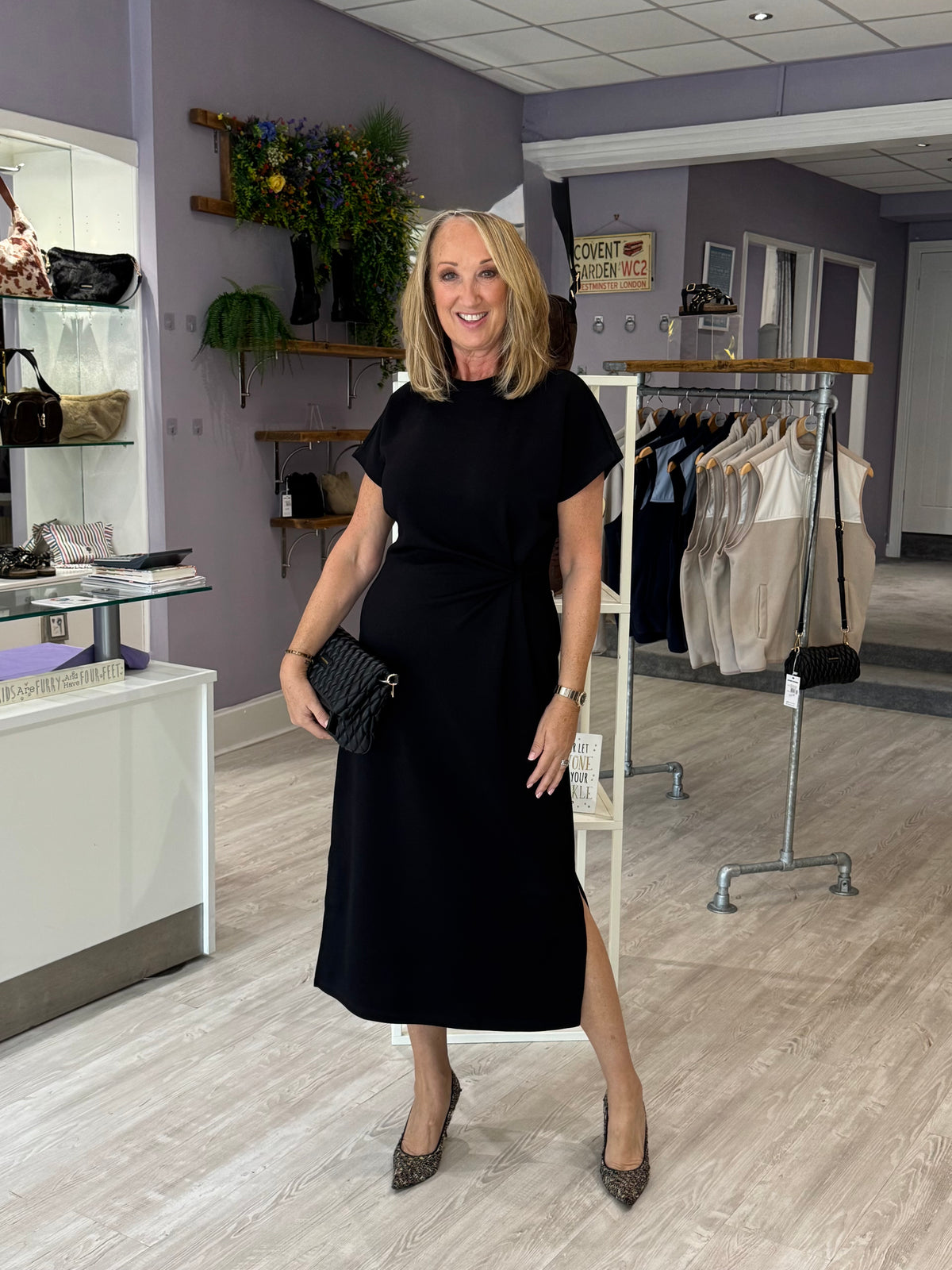 Saint Tropez Theo Dress - Black