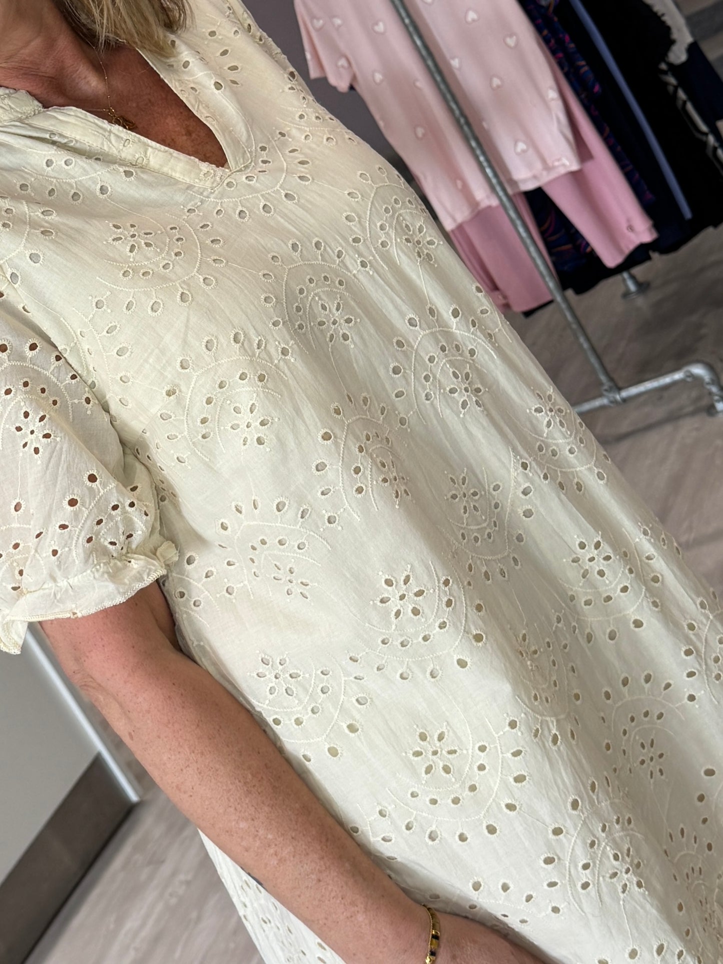 Saint Tropez Geleksa Dress - Crème Brûlée