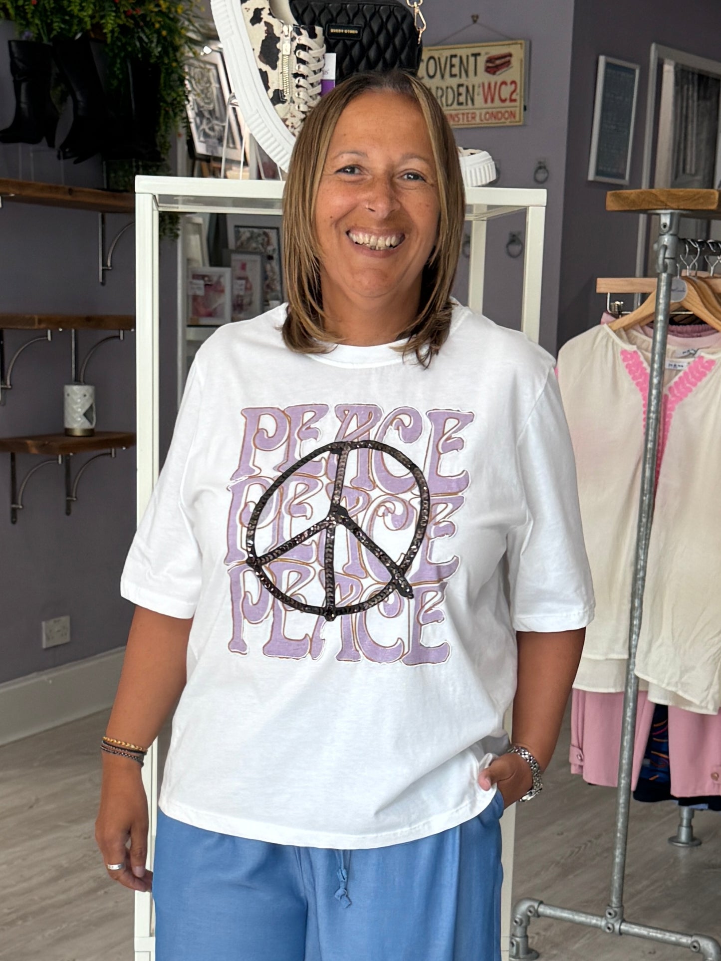 Religion Blighty Peace T-Shirt - White