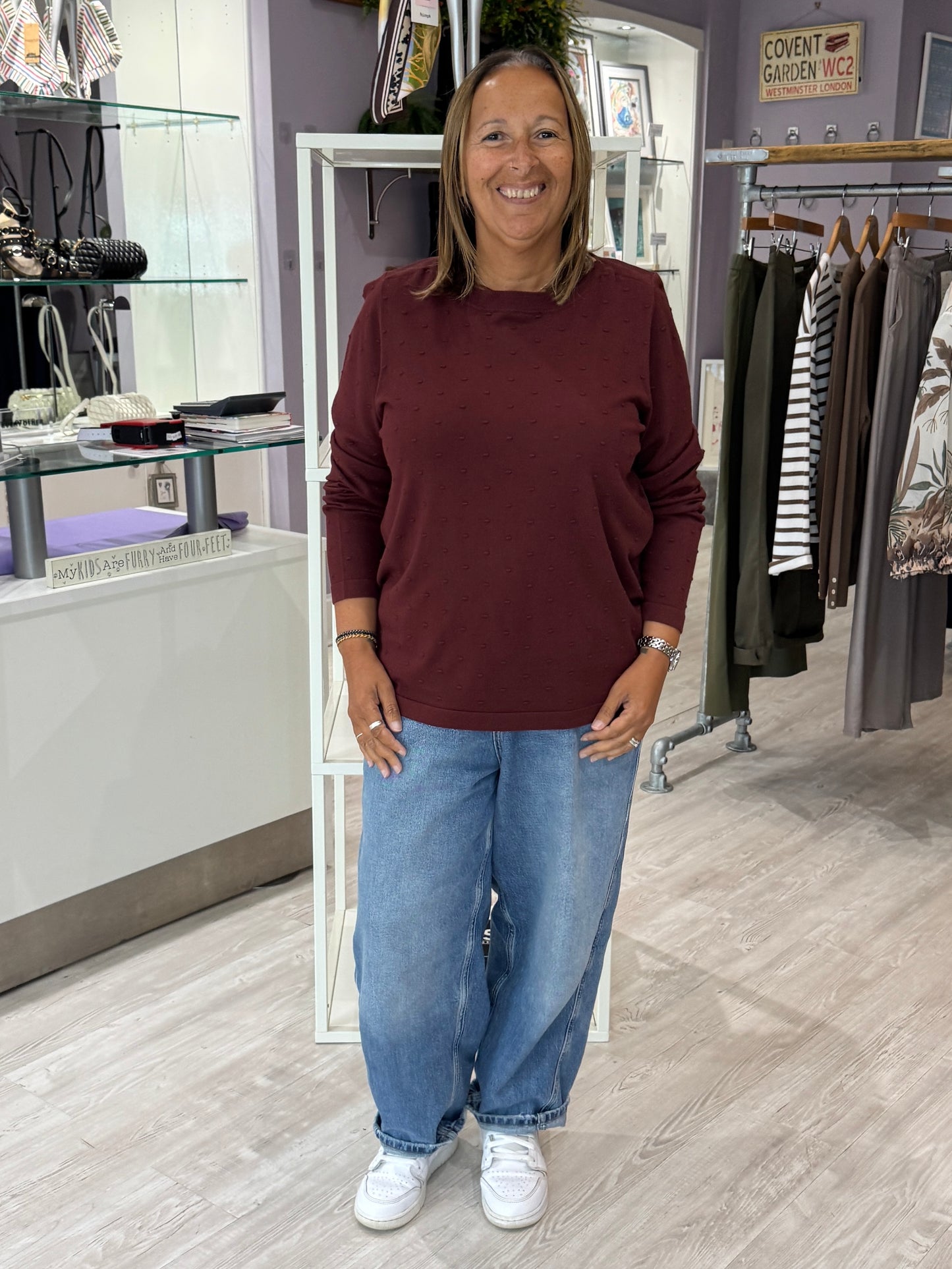 Fransa Karianne Jumper - Rum Raisin