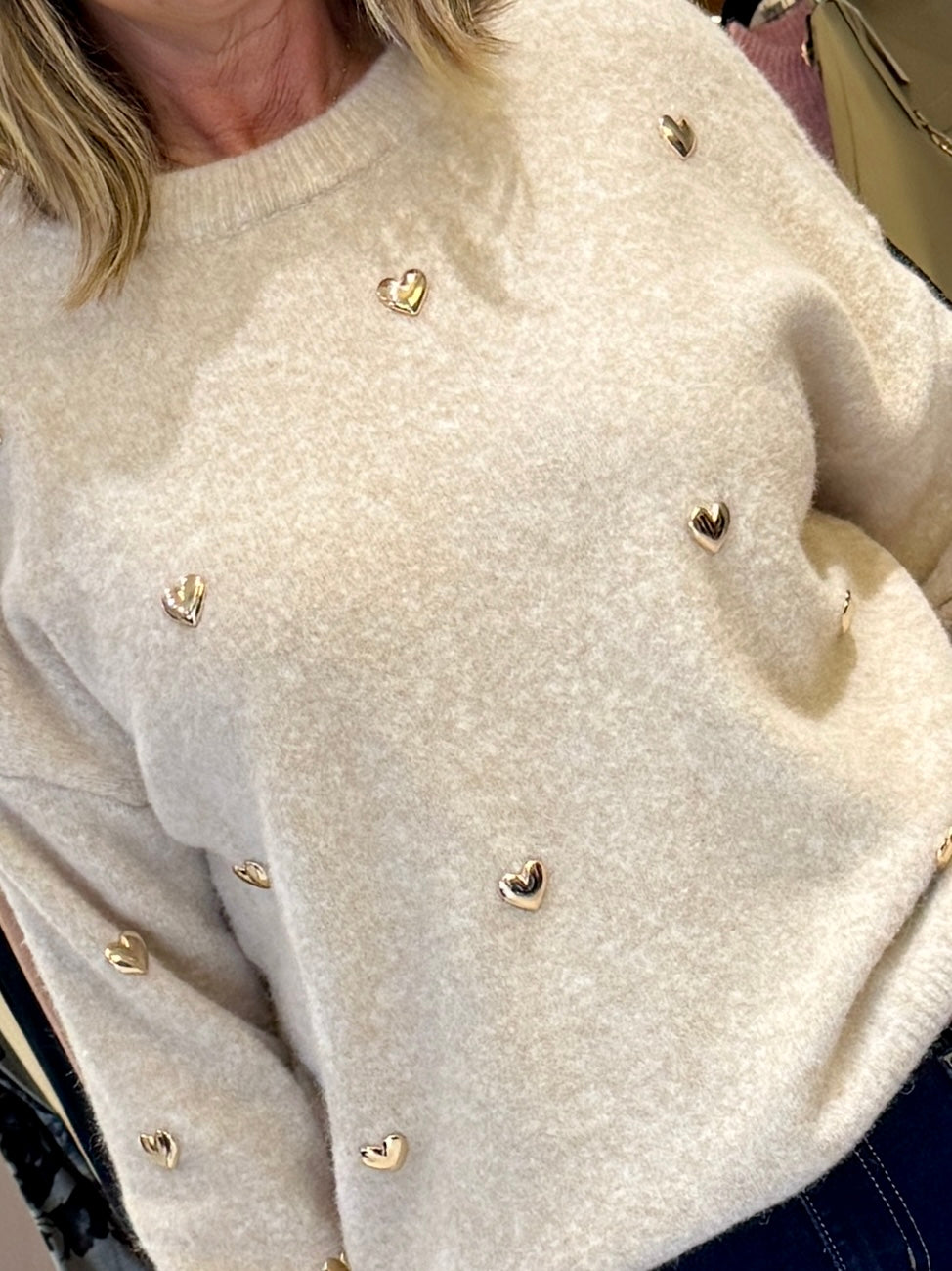 Yana Gold Heart Jumper