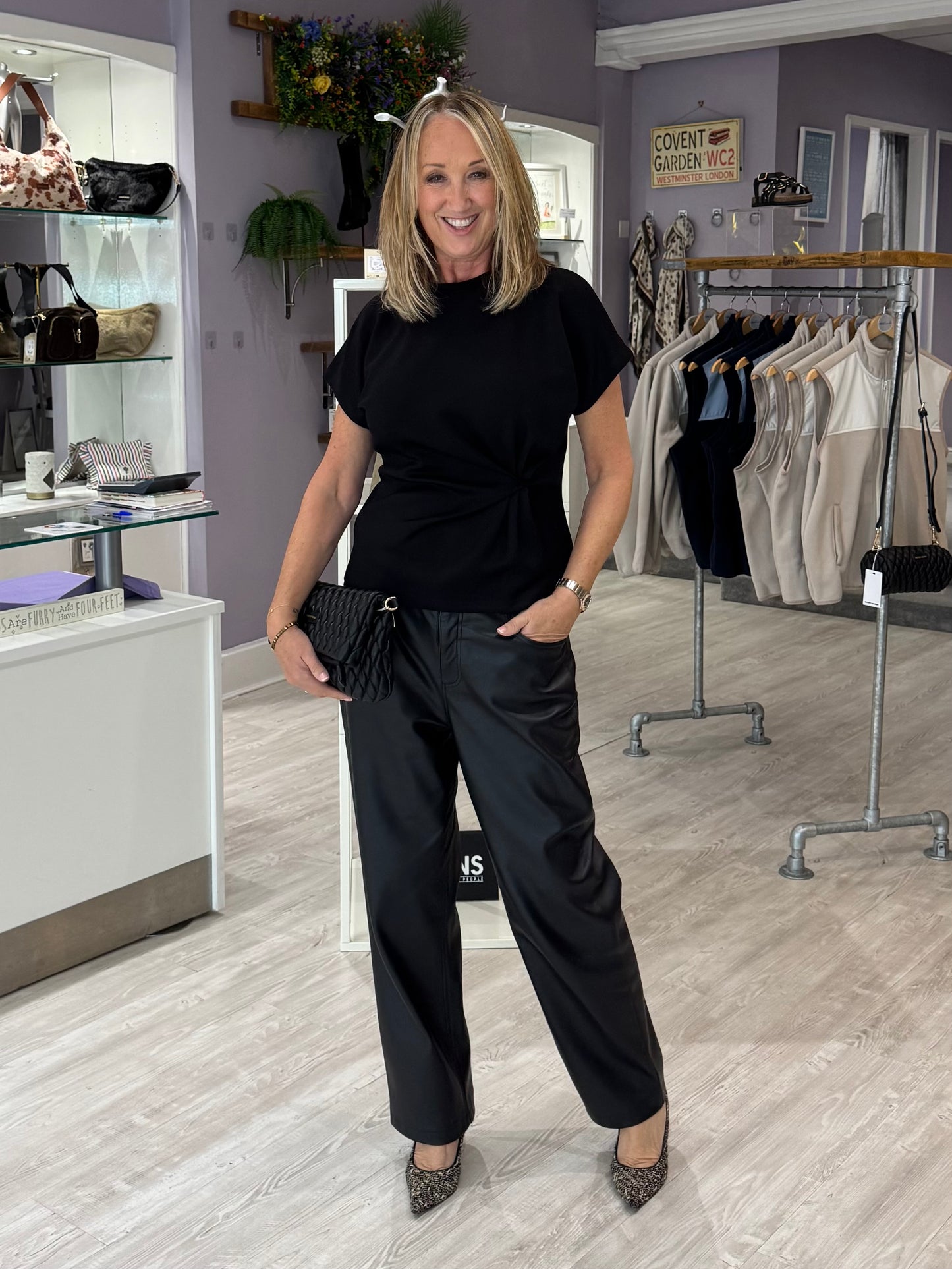 Saint Tropez Theo Blouse - Black