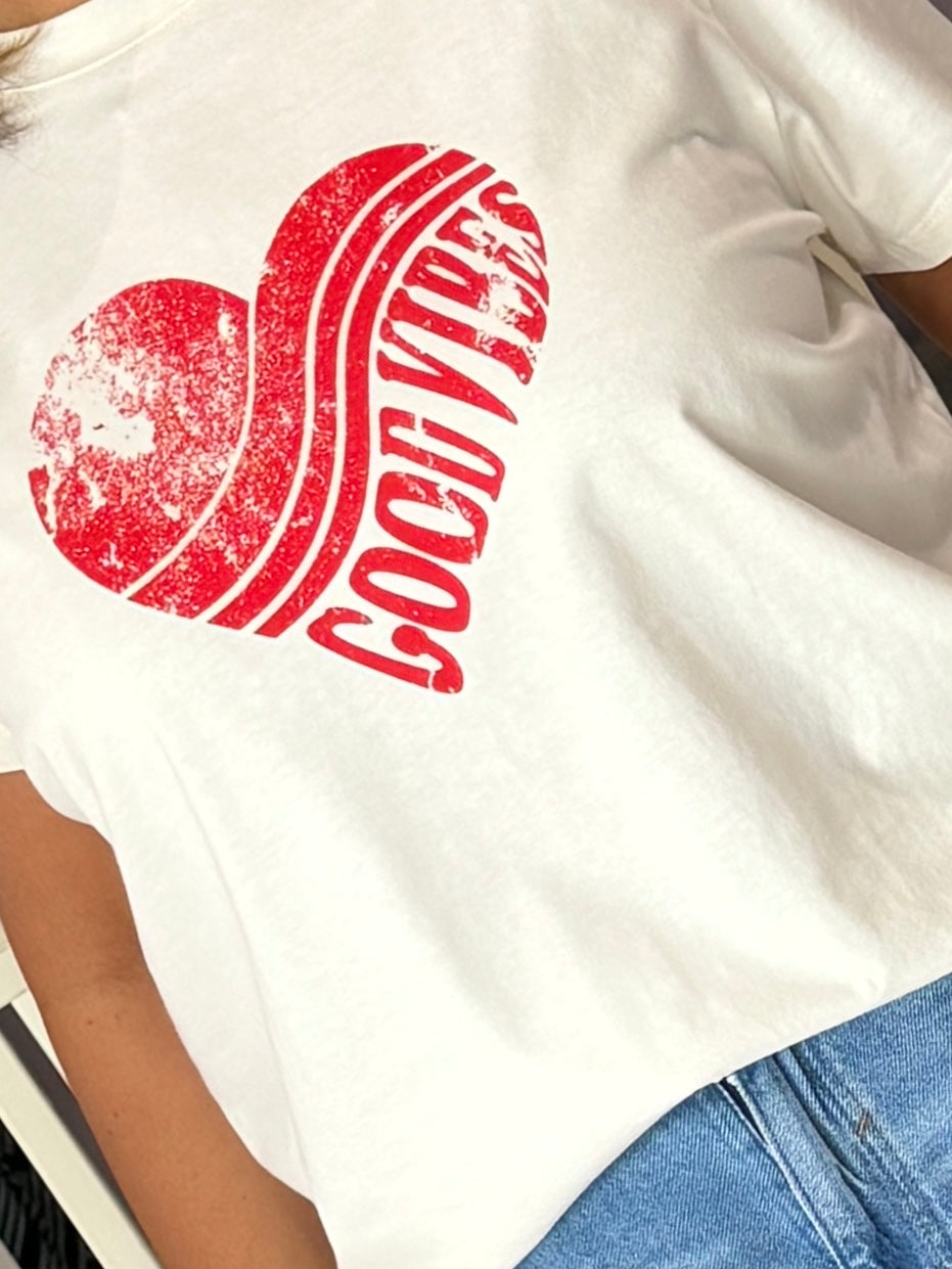 Saint Tropez Kuvi T-Shirt - Poppy Red