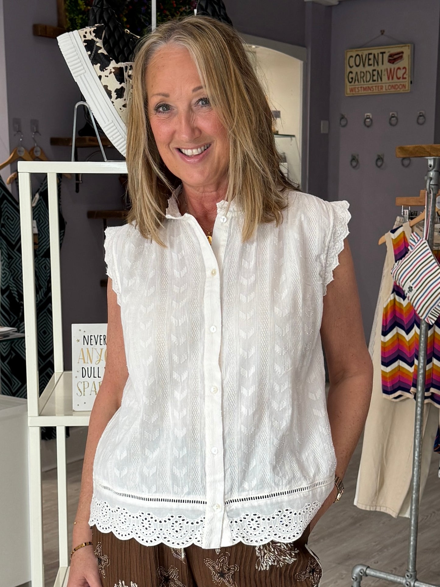Saint Tropez Rowyn Shirt - Ice