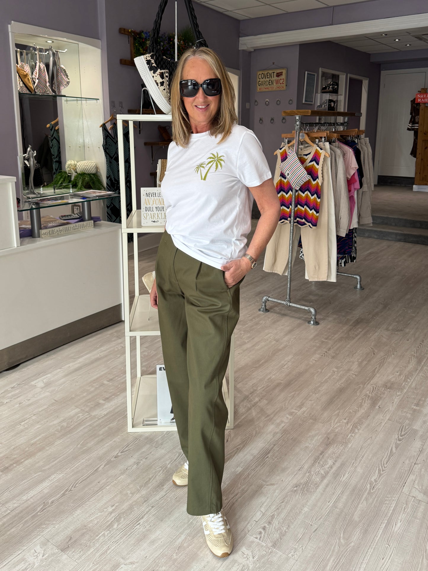 Saint Tropez Reef Trousers - Army Green