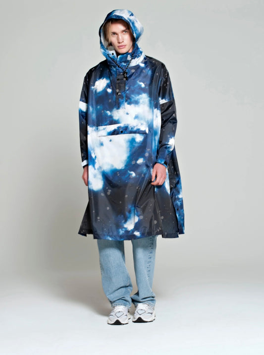 Rainkiss Poncho - Starry Night