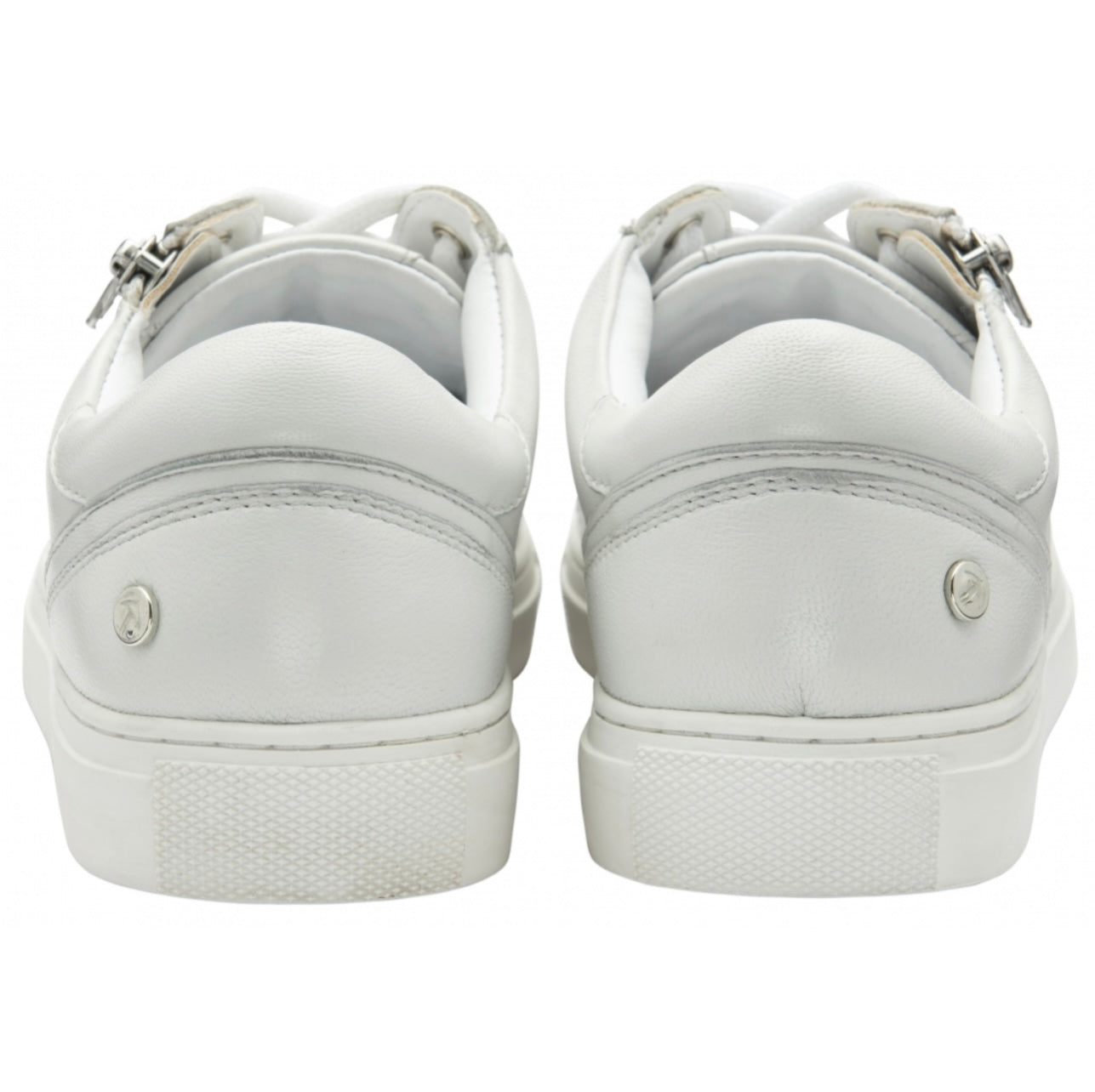 Ravel White Leather Gage Trainers