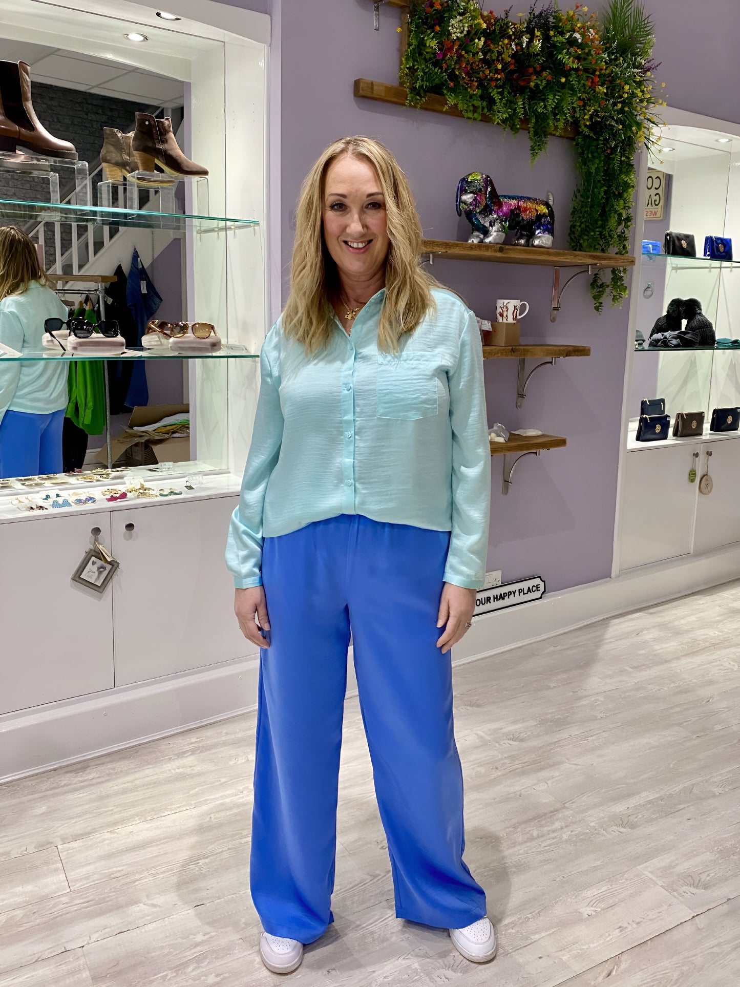 Saint Tropez Dinne Trousers -Ultramarine