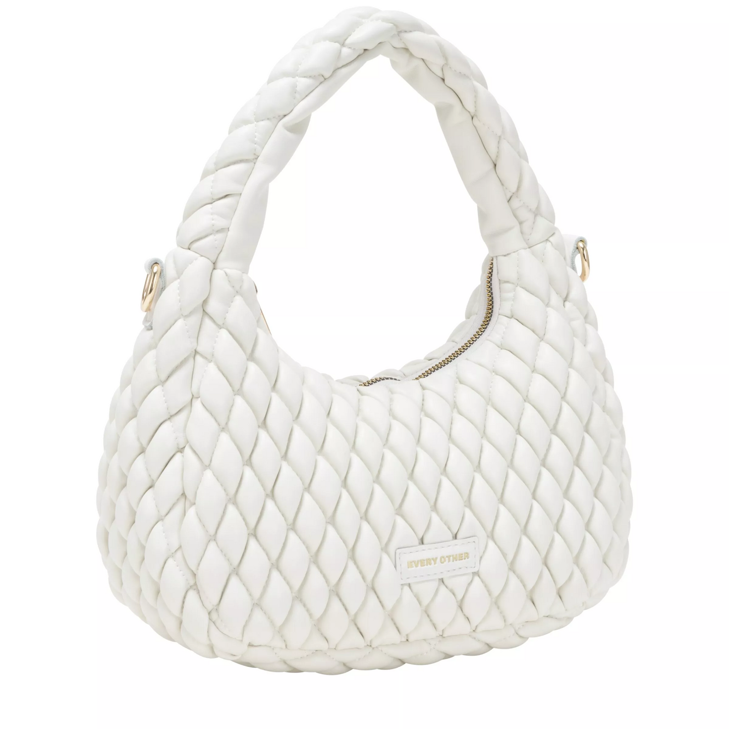 Every Other Mini Quilted  Grab Bag - White