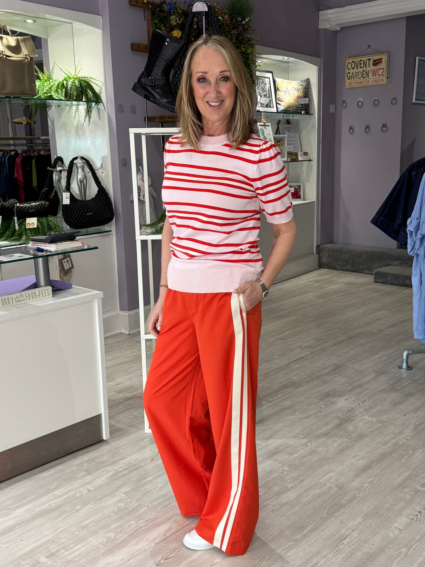 Saint Tropez Pascale Trousers - Valiant Poppy
