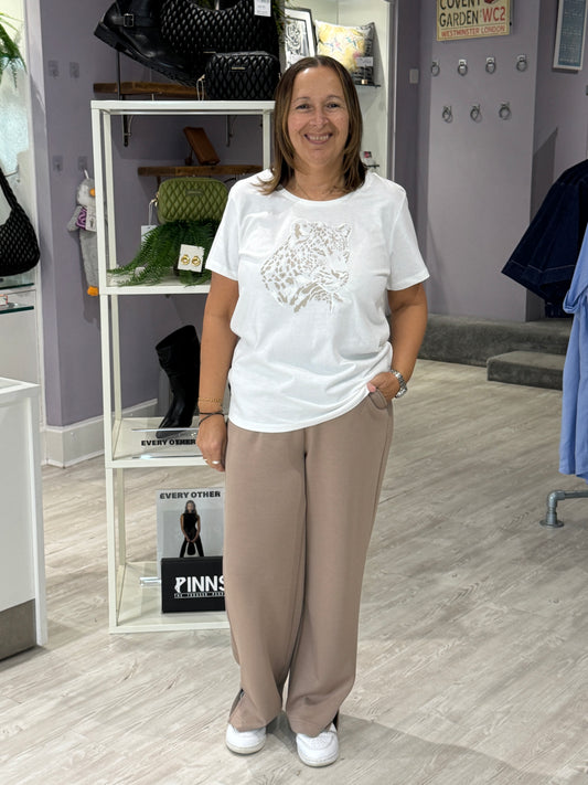 Fransa Evani T-Shirt - Whisper White