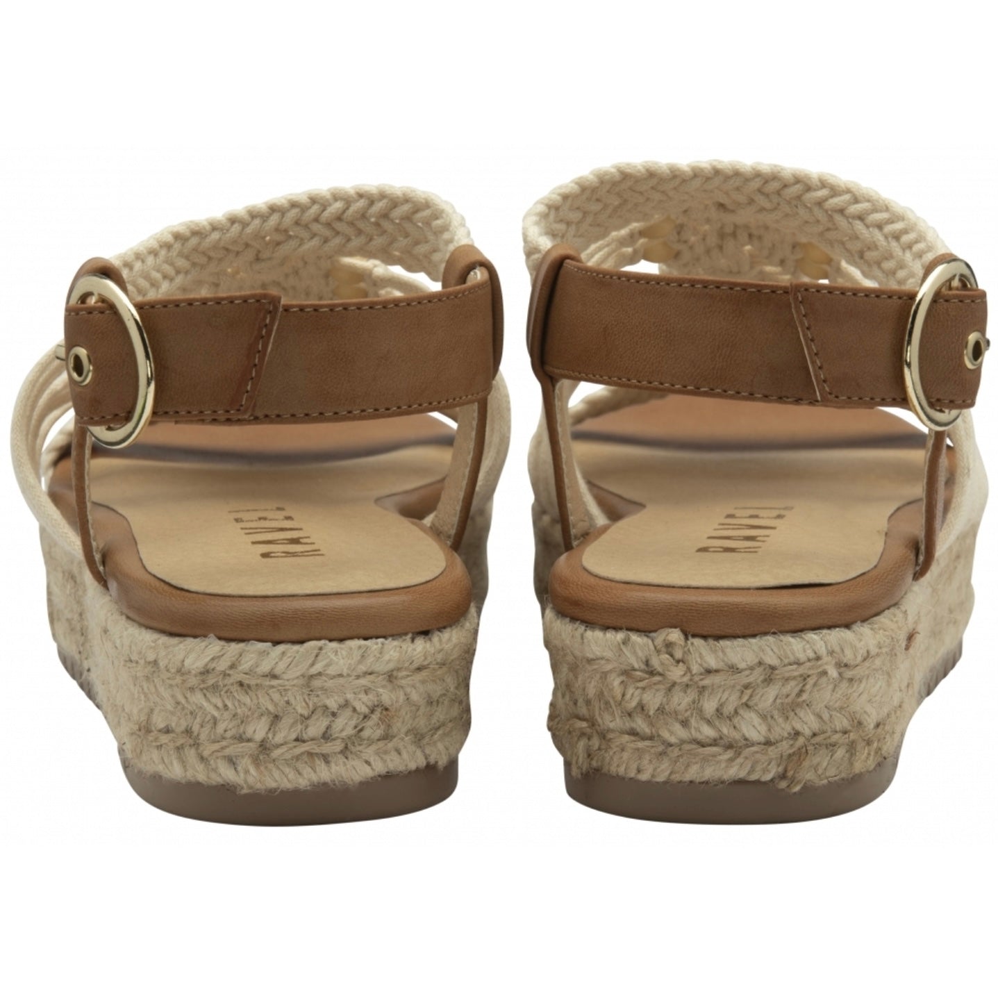 Ravel Tan Textile Medway Flatform Sandals