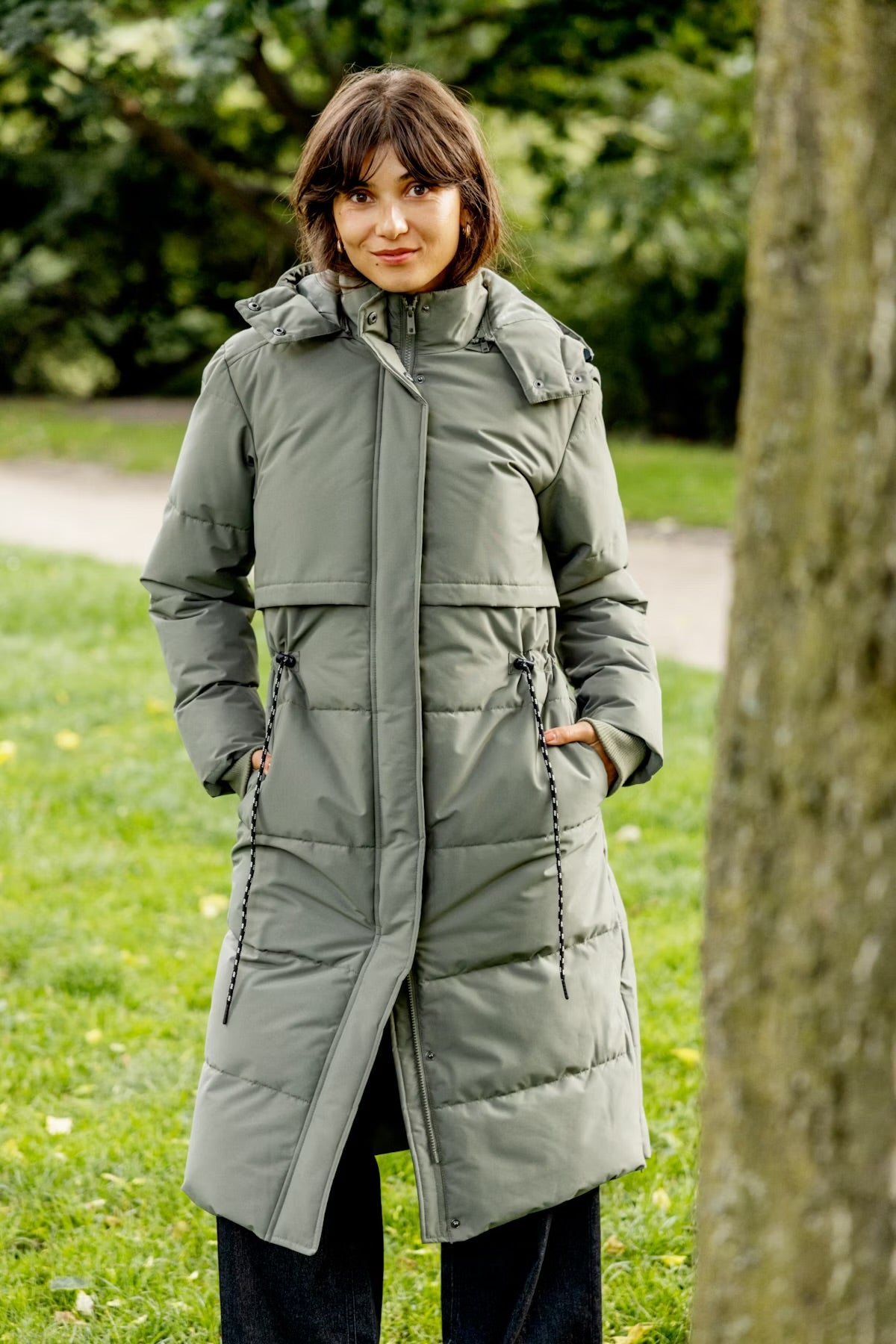 Fransa Maise 3 Coat - Dusty Olive