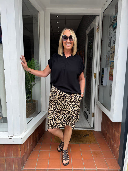 Fransa Ease Skirt 1