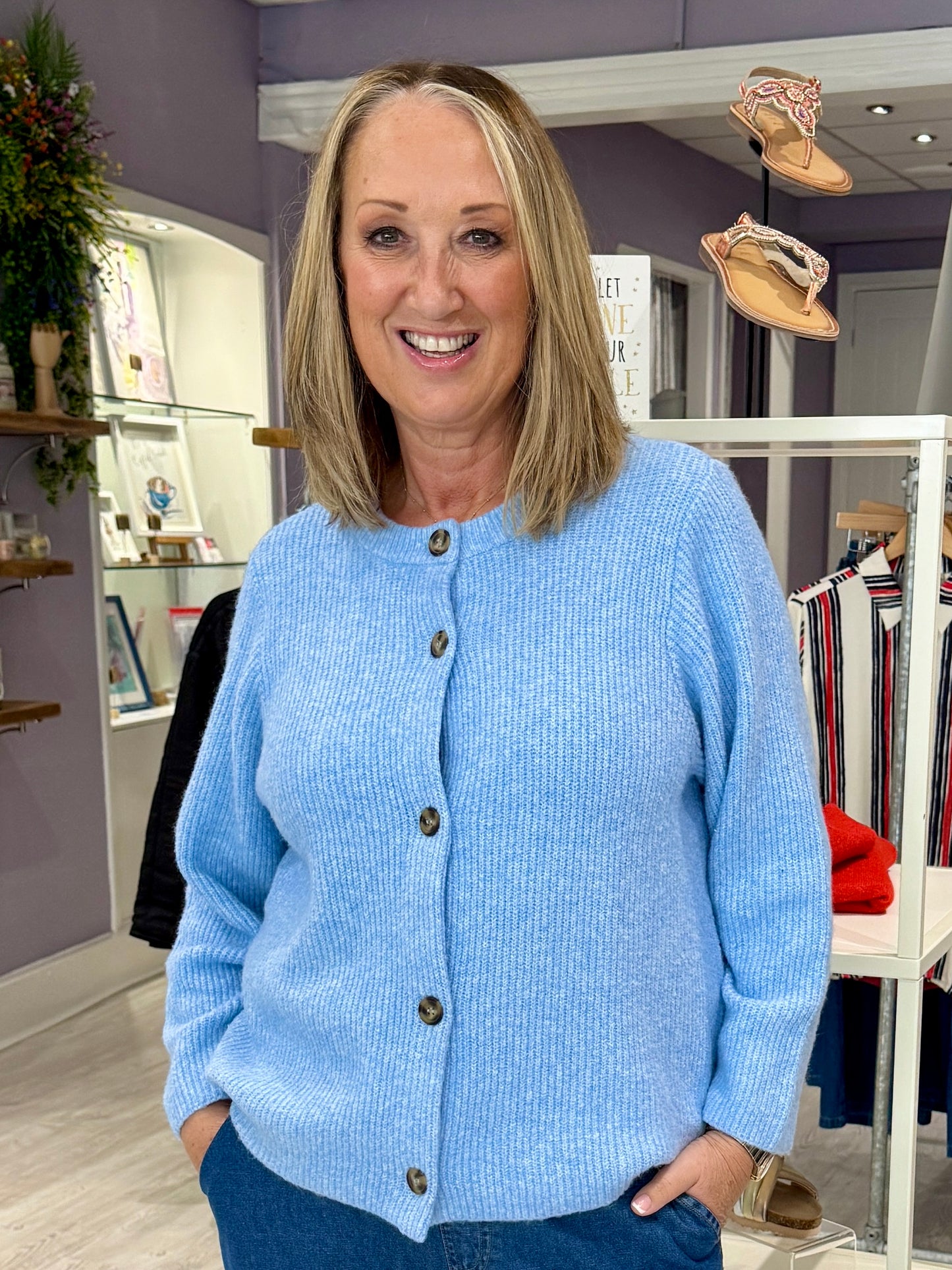 Saint Tropez Maleen Cardigan - Starlight Blue