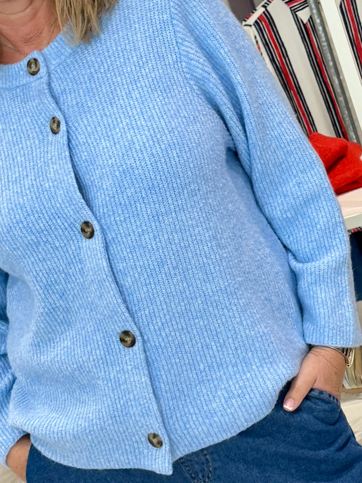 Saint Tropez Maleen Cardigan - Starlight Blue