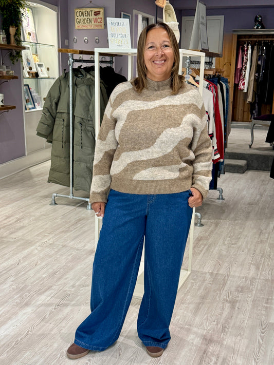 Saint Tropez Mallie Jumper - Tigers Eye