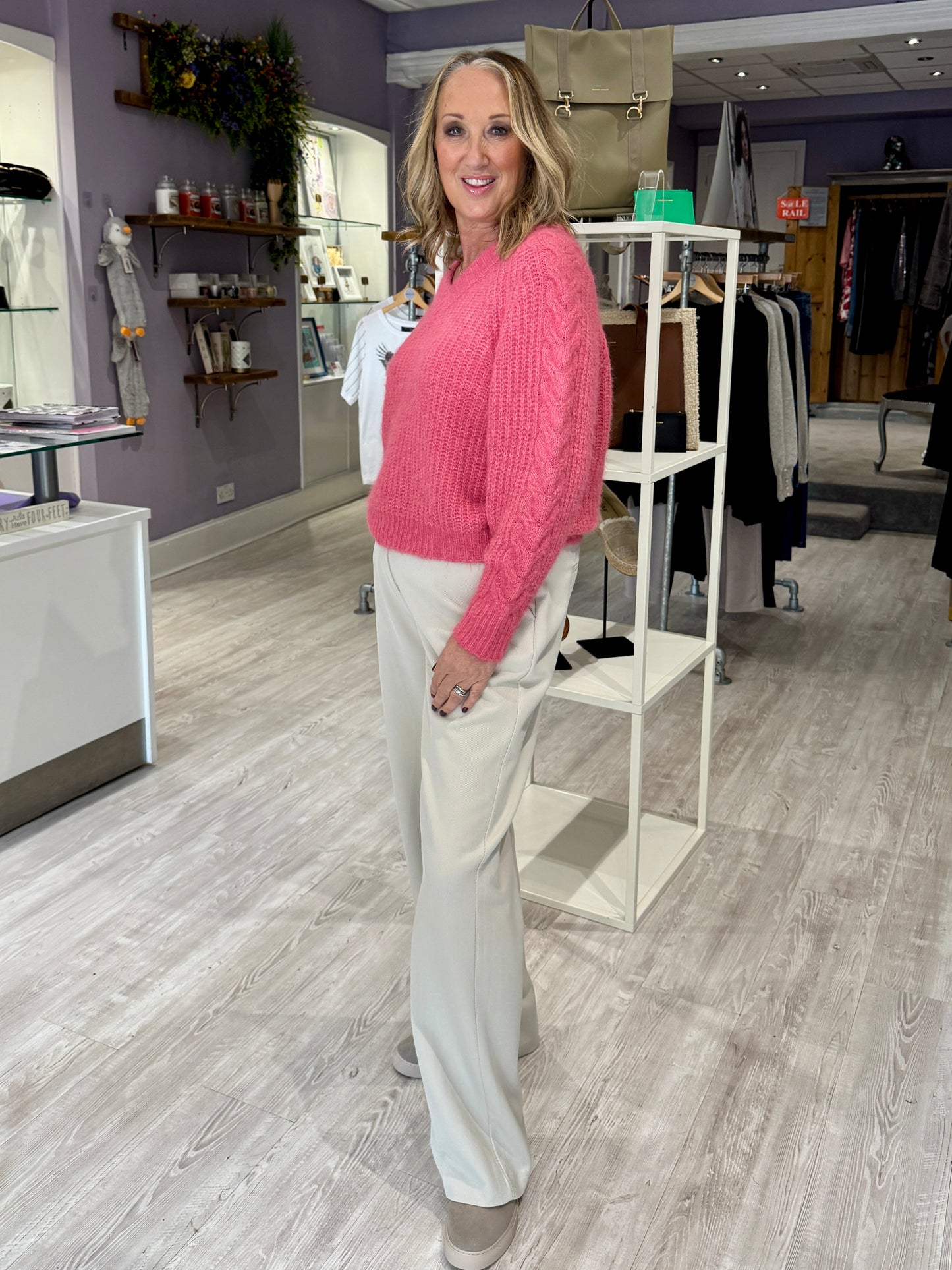 Fransa Brinkly Trousers