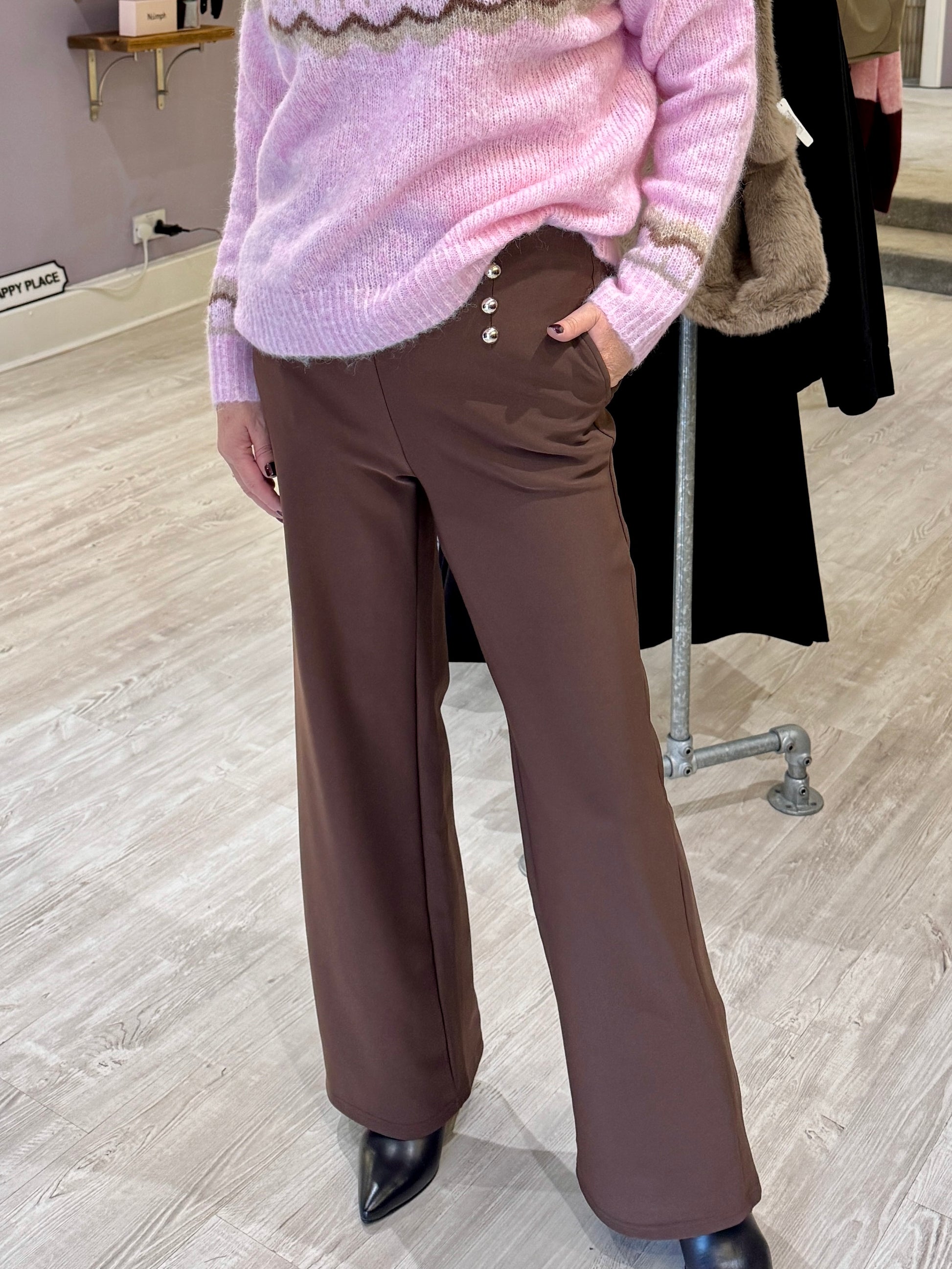 Chocolate Brown Trousers