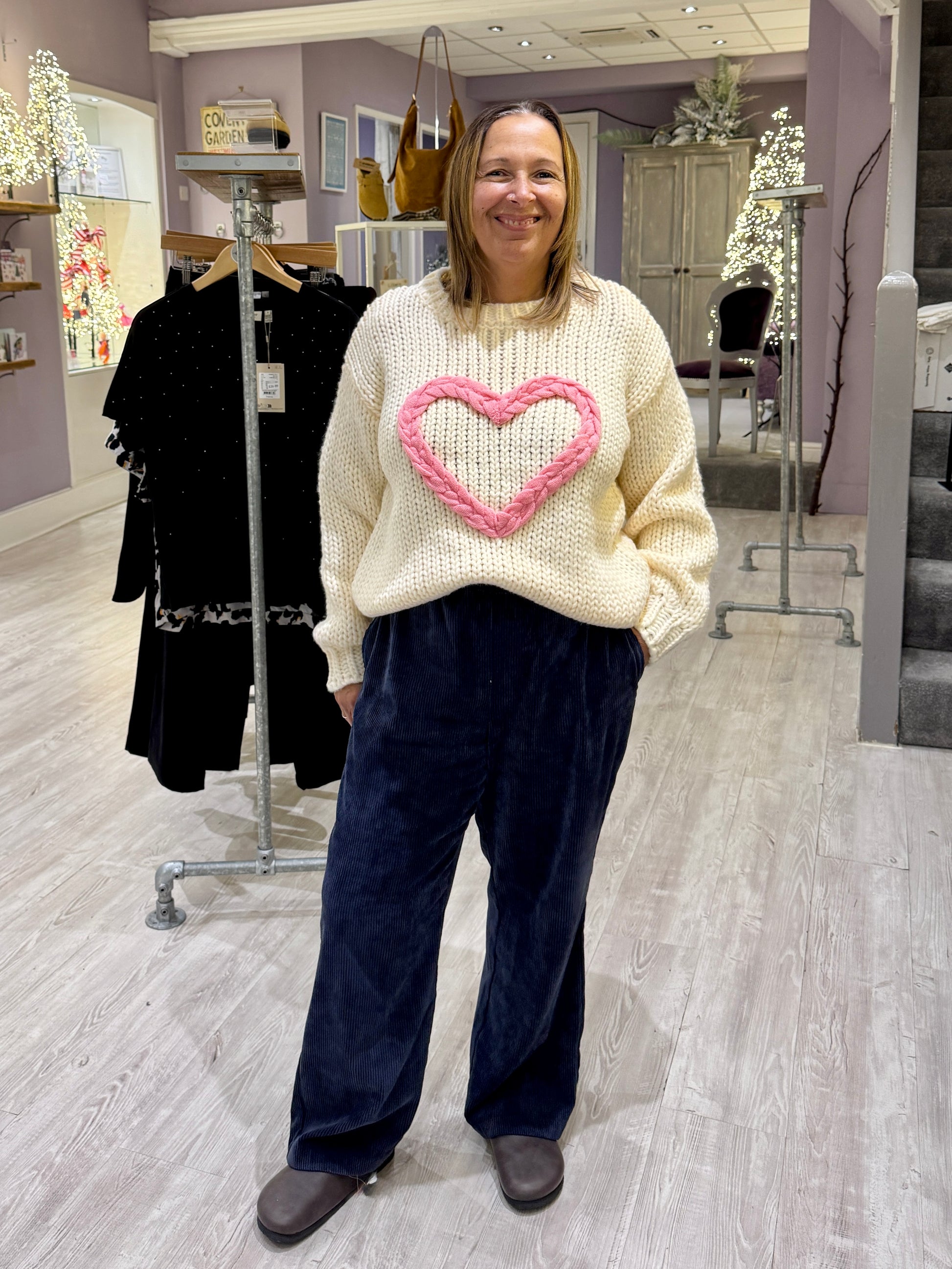 Ladies Heart Jumper