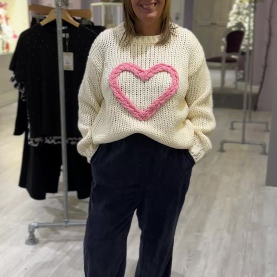 Ladies Heart Jumper